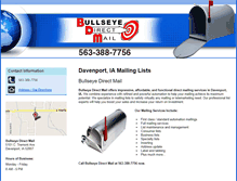 Tablet Screenshot of bullseyedirectmail.net